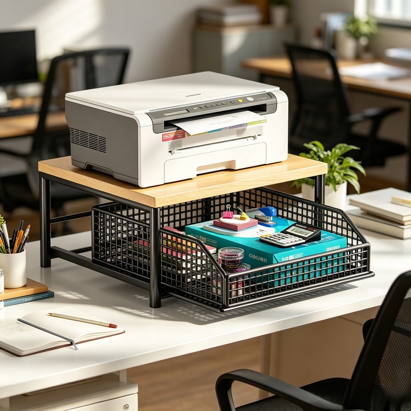 Kitchen Baking Rack - ชั้นวางไมโครเวฟแนวตั้งพร้อมลิ้นชักและชั้นวางอบขนม, ชั้นวางอเนกประสงค์สำหรับห้องครัว