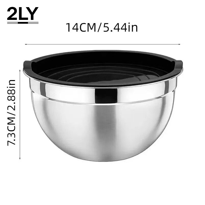 ชุดชามผสมสแตนเลสหนาพร้อมฝาปิด  - Baking Kitchen Set บทวิจารณ์และราคา