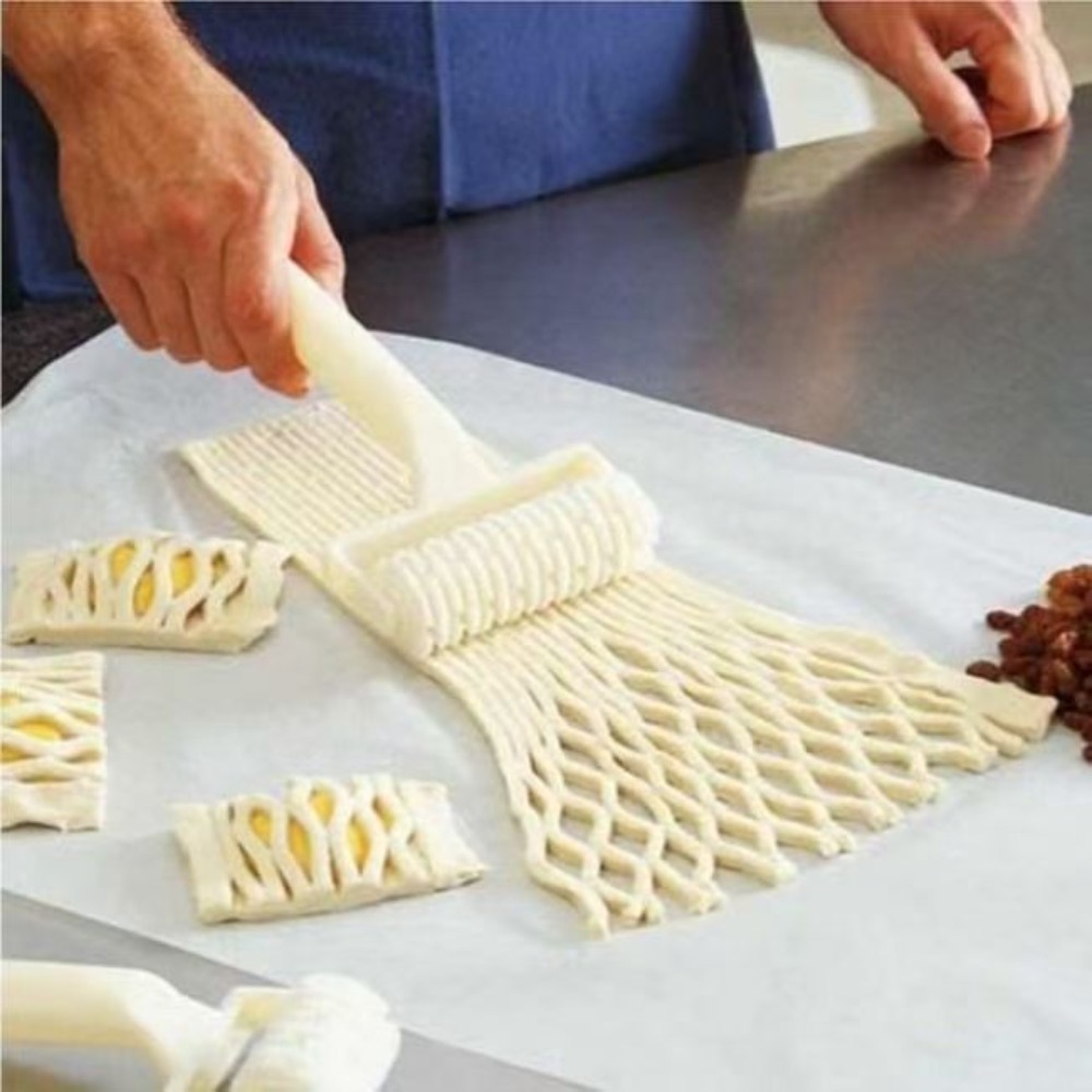 2 ชิ้น ลูกกลิ้งตัดลายกรอบสำหรั - Kitchen Roller Baking บทวิจารณ์และราคา
