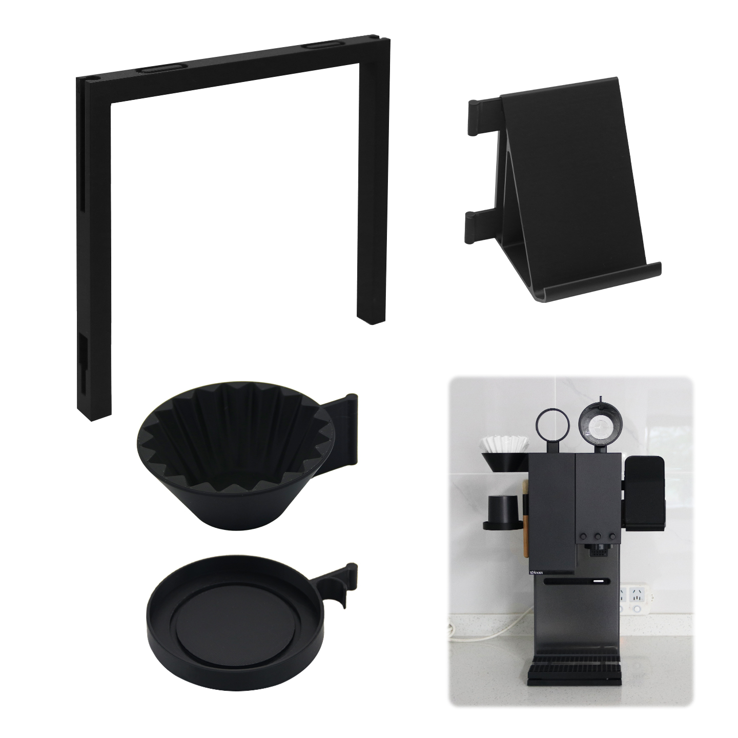 ชั้นวางของสำหรับเครื่องชงกาแฟ  - Kitchen Uncle บทวิจารณ์และราคา