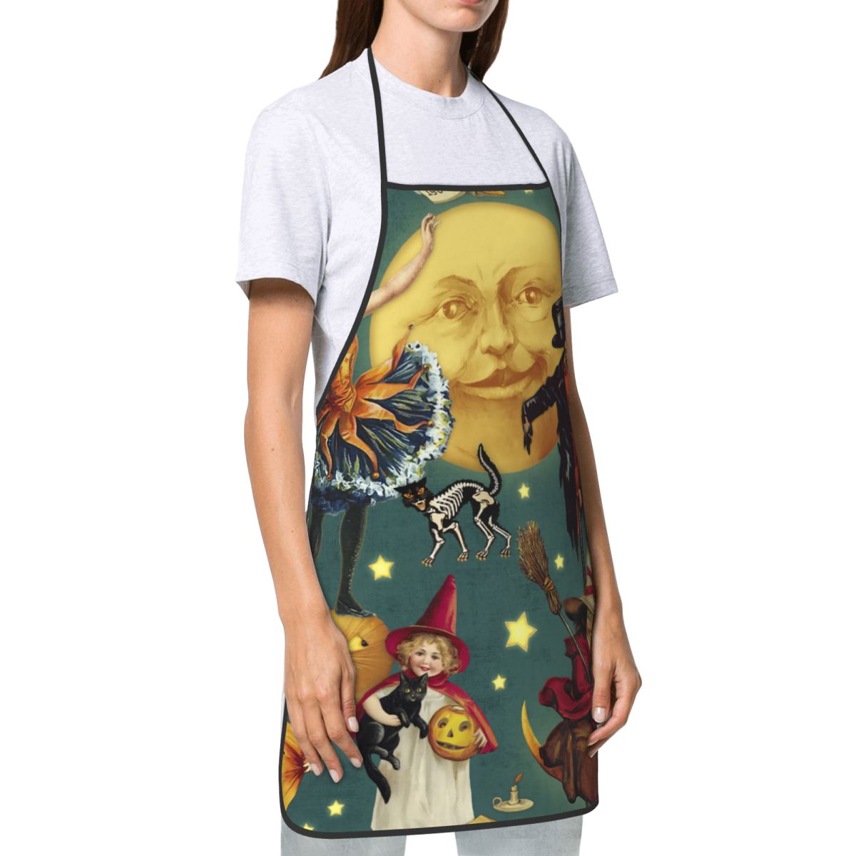 ผ้ากันเปื้อนลายวินเทจสำหรับครั - Kitchen Witch Baking บทวิจารณ์และราคา