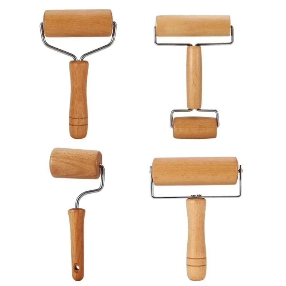 ไม้คลึงแป้งแบบมือถือ 1 ชิ้น สำ - Kitchen Roller Baking บทวิจารณ์และราคา