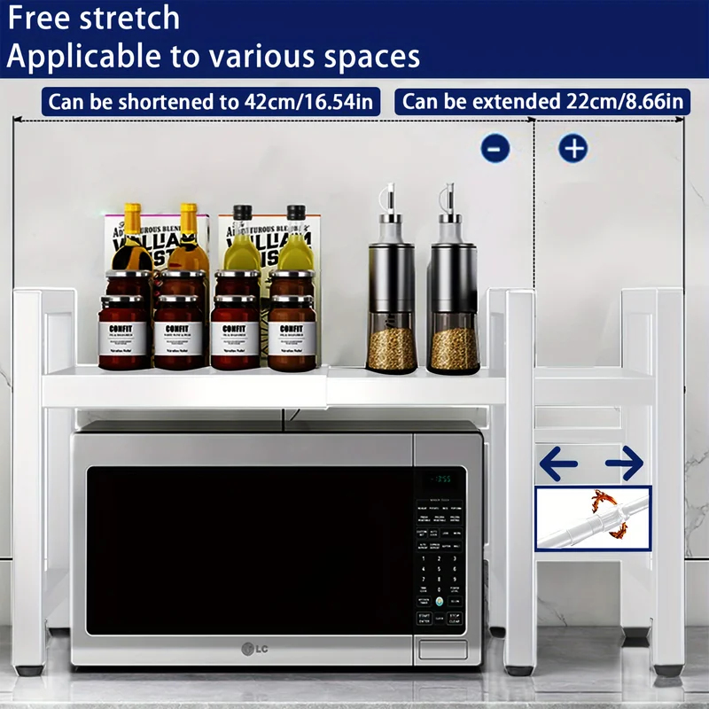 ชั้นวางไมโครเวฟแบบขยายได้, ที่ - Kitchen Baking Rack บทวิจารณ์และราคา