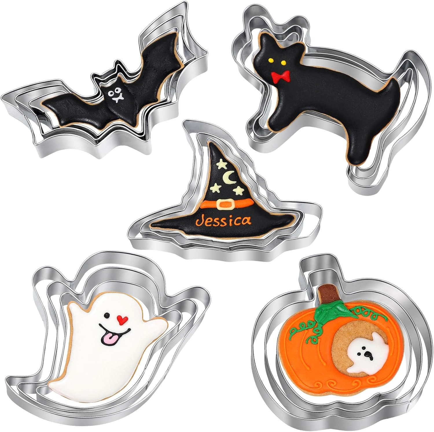 แม่พิมพ์คุกกี้ฮาโลวีน 3 ชิ้น ร - Kitchen Witch Baking บทวิจารณ์และราคา