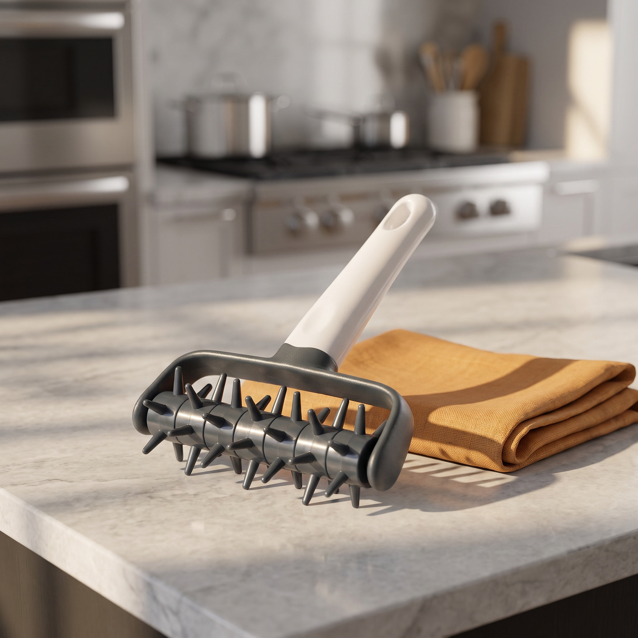 ที่เจาะรูแป้งพิซซ่า ลูกกลิ้งแป - Kitchen Roller Baking บทวิจารณ์และราคา