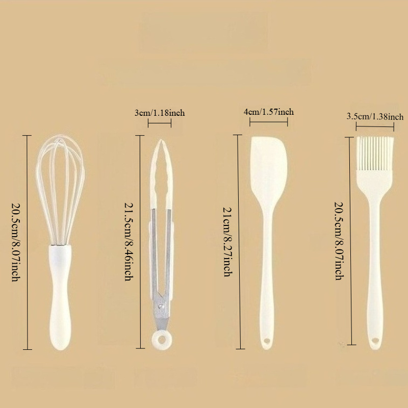 3/4 ชิ้นชุดอบซิลิโคนเกรดอาหารท - Baking Kitchen Set บทวิจารณ์และราคา