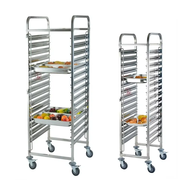 รถเข็นถาดอบอาหารสแตนเลสแบบ 4 ล - Kitchen Baking Cart บทวิจารณ์และราคา
