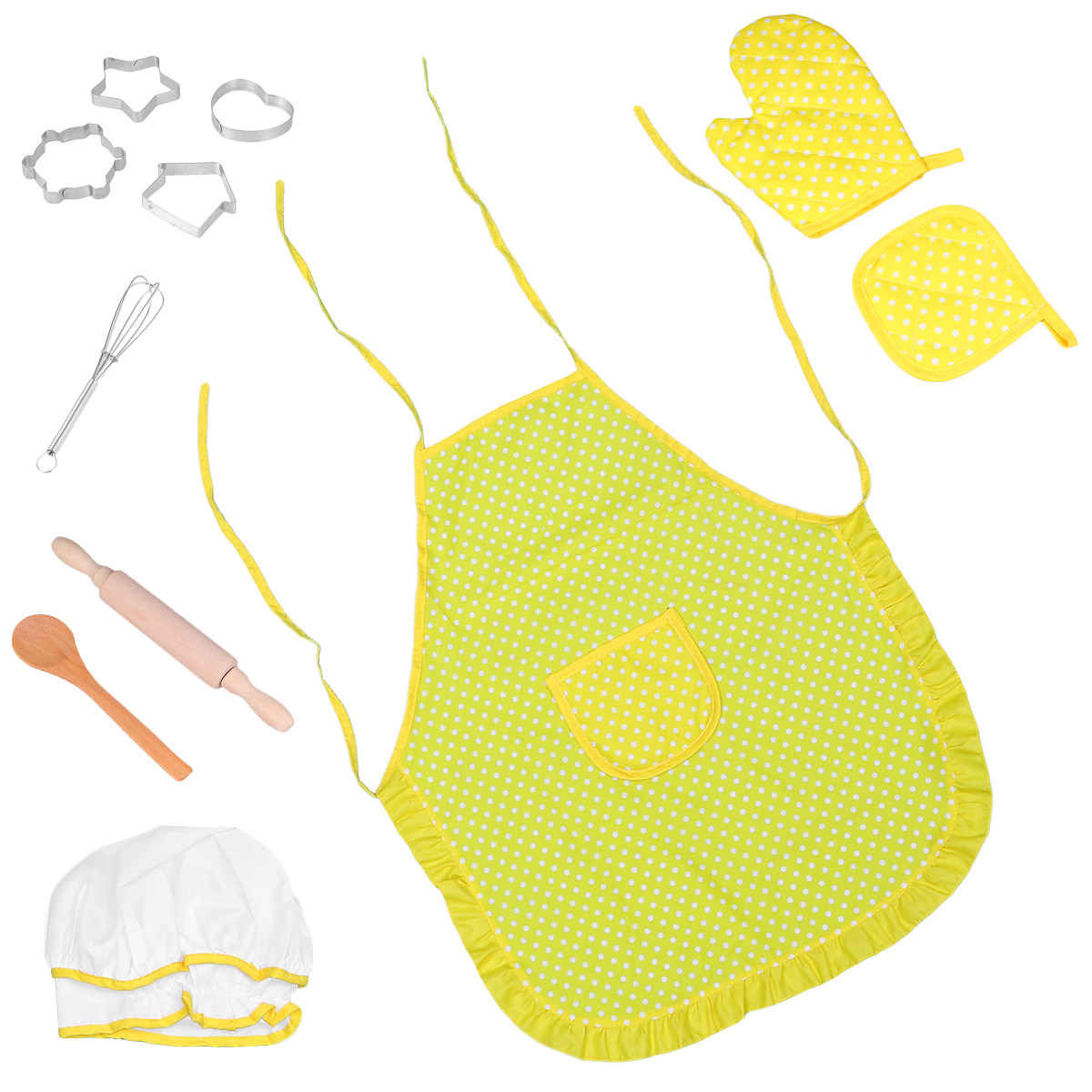 ชุดผ้ากันเปื้อนสำหรับเด็ก 11 ช - Kitchen Kids Baking Set บทวิจารณ์และราคา