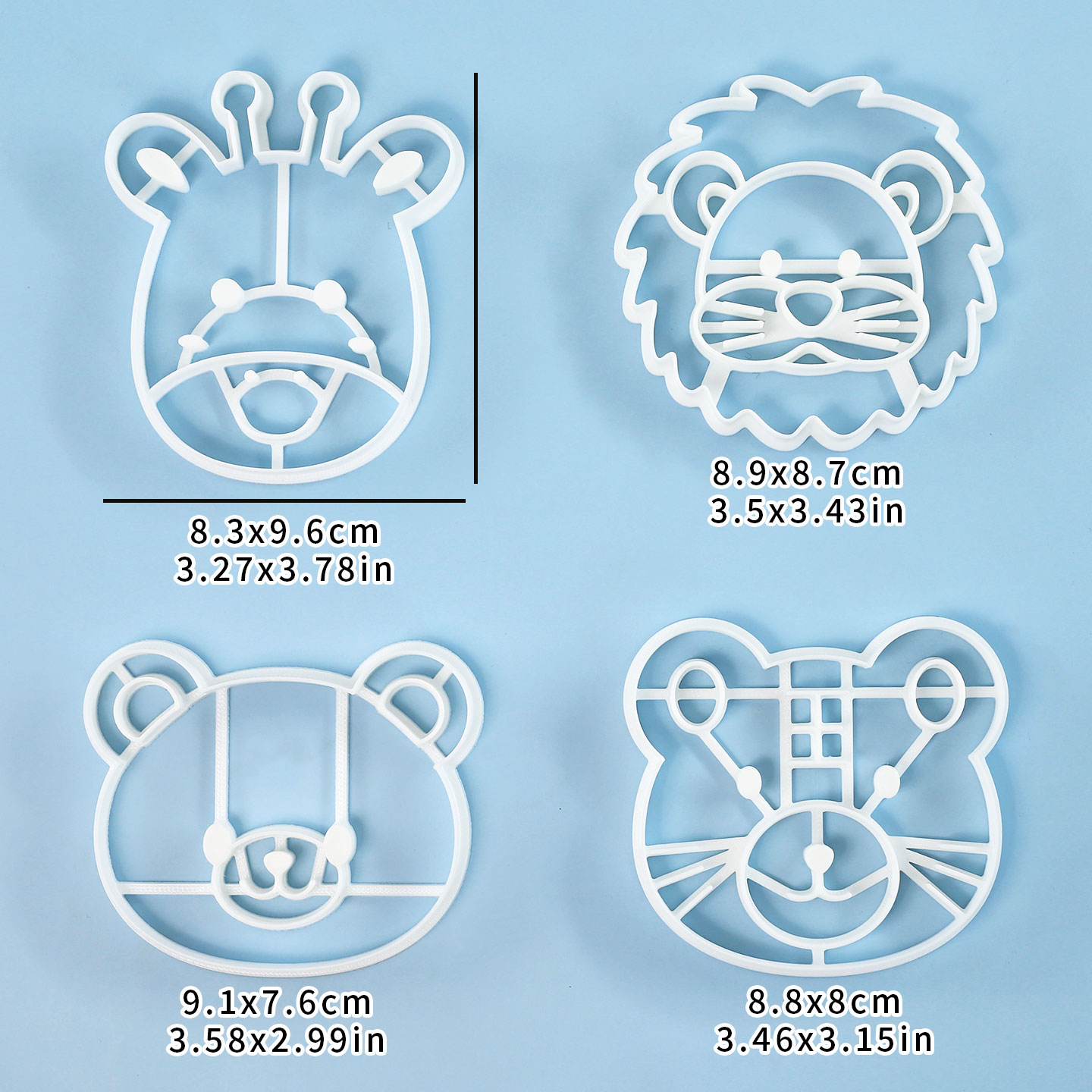 ชุดตัวตัดคุกกี้รูปสัตว์ 4 ชิ้น - Baking Kitchen Set บทวิจารณ์และราคา
