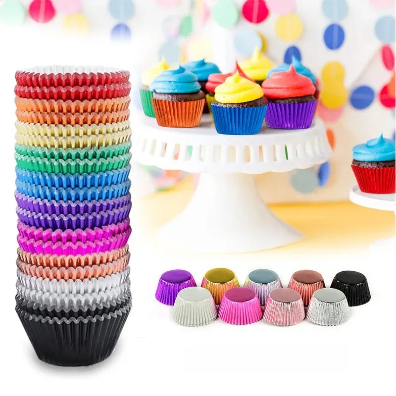ชุดกระดาษรองคัพเค้กสีทอง 100 ช - Baking Kitchen Set บทวิจารณ์และราคา