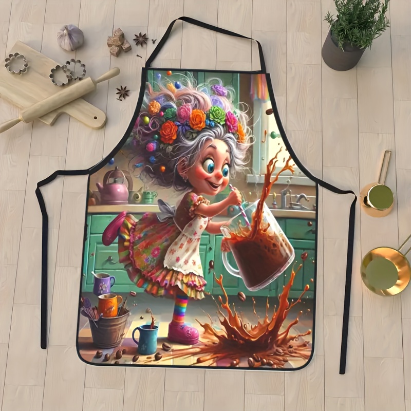 ผ้ากันเปื้อนทำครัวลายแม่มดสุดน - Kitchen Witch Baking บทวิจารณ์และราคา