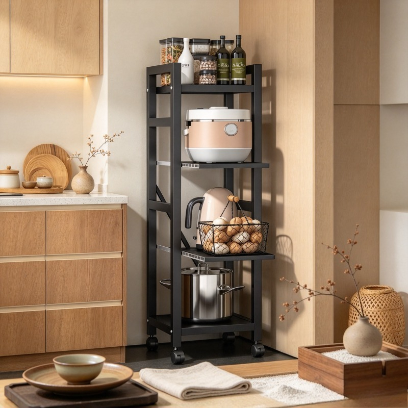 ชั้นวางของในครัวแบบดึงออกได้,  - Kitchen Baking Cart บทวิจารณ์และราคา
