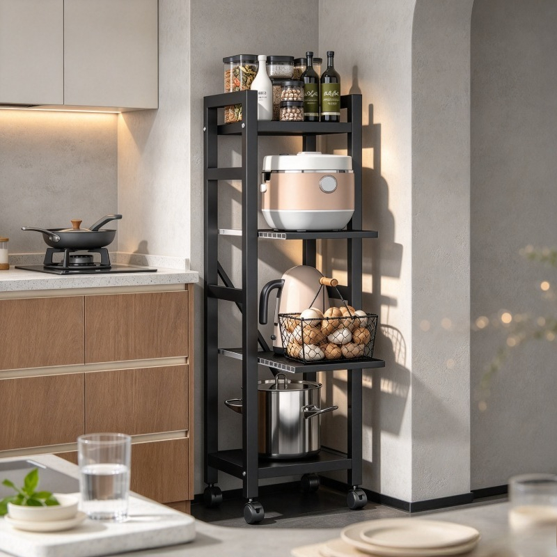ชั้นวางของในครัวแบบดึงออกได้,  - Kitchen Baking Cart บทวิจารณ์และราคา