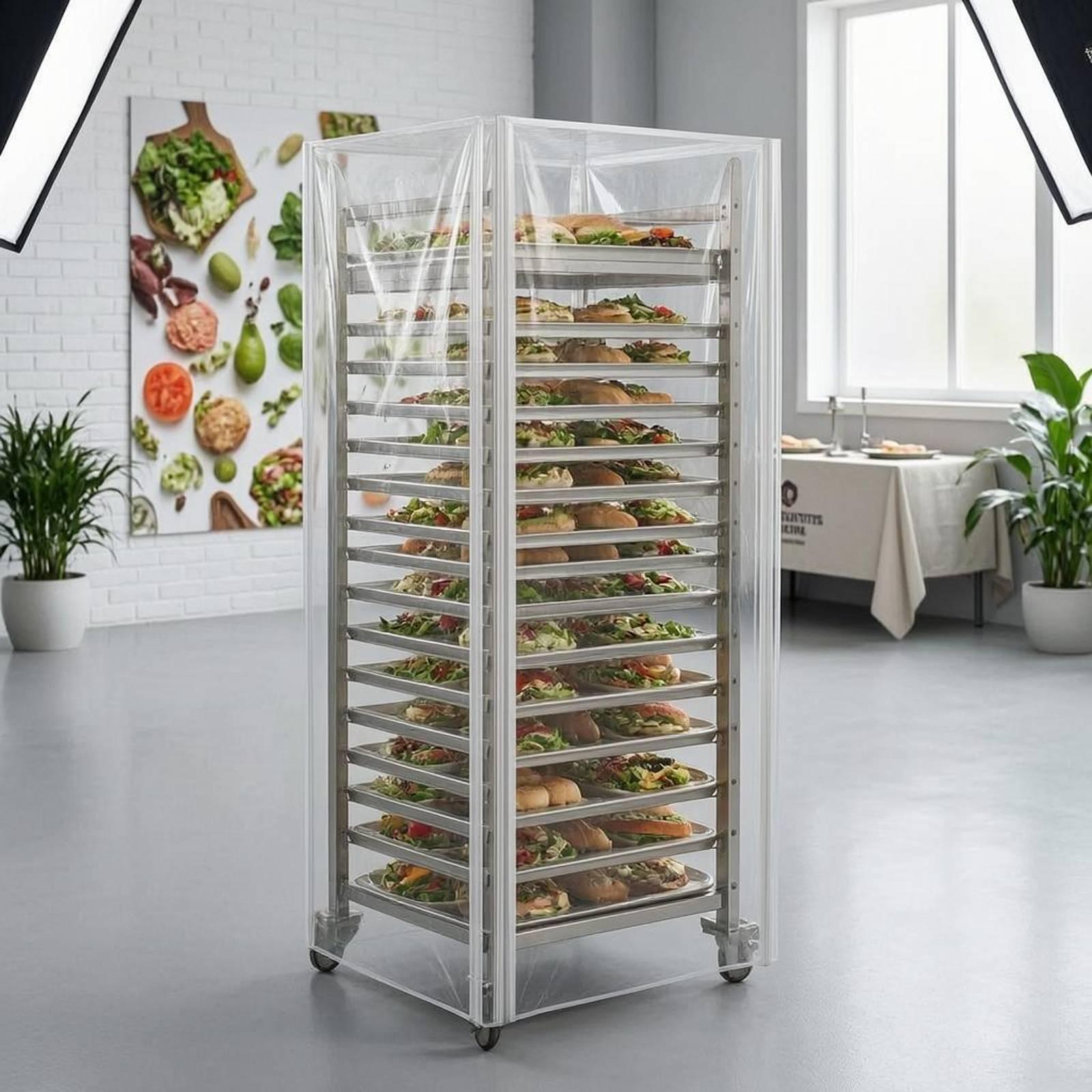 ฝาครอบถาดอบขนมแบบใสทรงสูง วัสด - Kitchen Baking Cart บทวิจารณ์และราคา