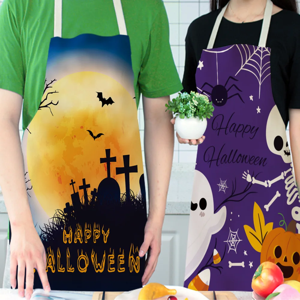 ผ้ากันเปื้อนลายแม่มดฟักทองฮาโล - Kitchen Witch Baking บทวิจารณ์และราคา