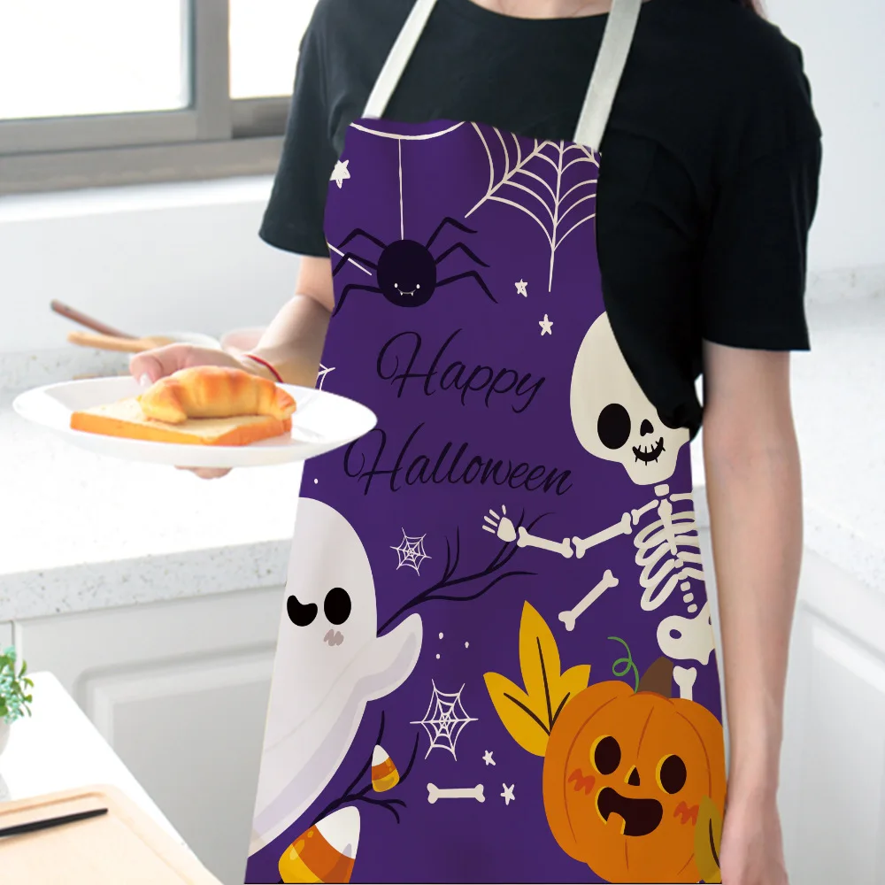 ผ้ากันเปื้อนลายแม่มดฟักทองฮาโล - Kitchen Witch Baking บทวิจารณ์และราคา