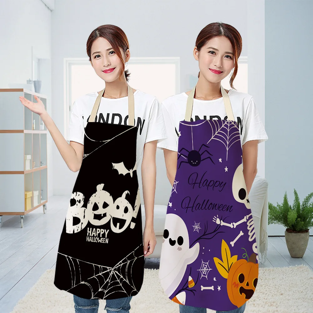 ผ้ากันเปื้อนลายแม่มดฟักทองฮาโล - Kitchen Witch Baking บทวิจารณ์และราคา